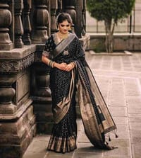 Afsan Print Sharee with Blouse Piece_img_0