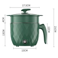 Mini multi function double layer non stick Cooker 1.8 L - Multicolor_img_2