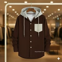 Export corduroy Hooded shirt 017_img_2