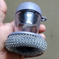 Kitchen DishWashing Brush Pot Dish Brushes with Washing Up Liquid Soap Dispenser Pot Dish Cleaning Brush Kitchen_img_1