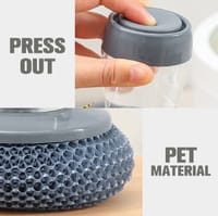 Kitchen DishWashing Brush Pot Dish Brushes with Washing Up Liquid Soap Dispenser Pot Dish Cleaning Brush Kitchen_img_5