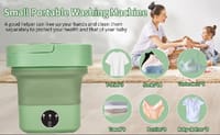 Portable Washing Machine 6L Foldable Mini Washer with 3 Cleaning Modes Half Automatic Washing Machine for Baby Clothes, Underwear or Small Items_img_3