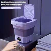Portable Washing Machine 6L Foldable Mini Washer with 3 Cleaning Modes Half Automatic Washing Machine for Baby Clothes, Underwear or Small Items_img_7