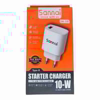 Sannai SA-20 Charger | 5V 2A | Type-B | With Cable | Fast Charging_img_1