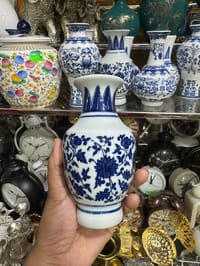 Cute small size blue porcelain vase_img_3