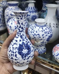 Cute small size blue porcelain vase_img_11