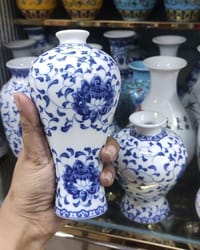 Cute small size blue porcelain vase_img_9