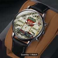 Route 66-themed men's quartz wristwatch  46_img_0