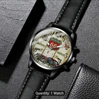 Route 66-themed men's quartz wristwatch  46_img_1