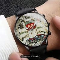 Route 66-themed men's quartz wristwatch  46_img_2