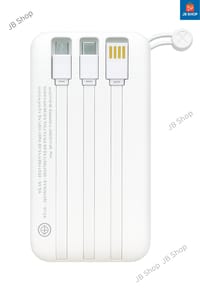 Junerose 20000mAh Power Bank | Built-in Cable & Multiple USB Ports_img_3