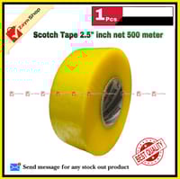 Scotch Tape 2.5 inch net 500 Meters ( Transparent ) 1pcs_img_1