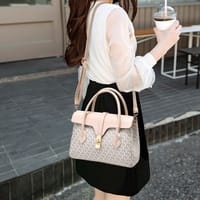 Newest High Quality MK Design American Bag Luxury Women's Handbags(Coffe)_img_3