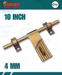 ১০ ইঞ্চি হ্যাজবোল্ট স্টেইনলেস স্টিলের ৪ মিমি প্লেট ও ১০ মিমি বোল্ট সহ কালার প্রিন্টেড ডোর অ্যালড্রপ_img_0