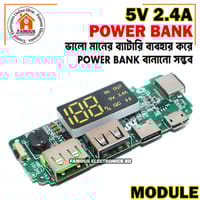 LED Dual USB 5V 2.4A Micro/Type-C USB Mobile Power Bank 18650 Charging Module Lithium Battery Charger Board Circuit Protection_img_0