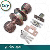 প্রিমিয়াম কোয়ালিটি রাউন্ড লক নতুন মডেলের ডোর লক রুমের ডাবল সাইডেড কাঠের দরজার লক AC_img_5