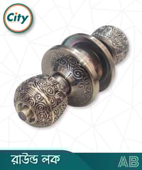 প্রিমিয়াম কোয়ালিটি রাউন্ড লক নতুন মডেলের ডোর লক রুমের ডাবল সাইডেড কাঠের দরজার লক AB_img_0