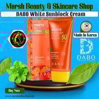 👉🔰DABO White Sunblock Cream Power Sun Shield 50+ PA+++ (70ml)_img_0