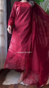 Red Maroon Gown_img_2