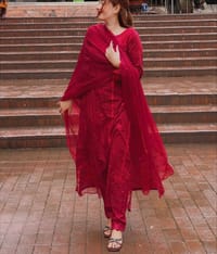 Red Maroon Gown_img_5