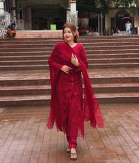 Red Maroon Gown_img_6