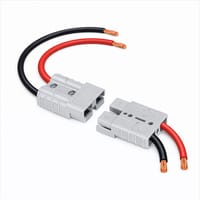 Anderson Connector 50A Kit with 8 Gauge 30cm Pure Copper Battery Cable Waterproof Quick Connect Plug_img_1