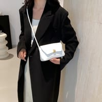 High Quality China Imported Ladies Cross Body / Shoulder Fashionable Knotted Adjustable Strap PU Lather Bag_img_2