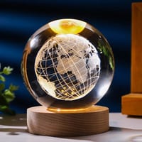 3D Crystal Ball – Globe (7 Color Base)_img_0