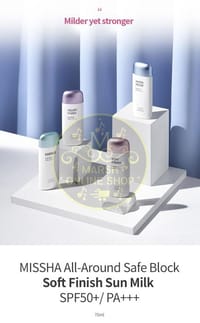 👉🔰Missha Soft Finish Sun Milk SPF50+ Pa+++ (70 ml)_img_8