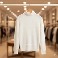 Classic White Turtleneck Sweater_img_0