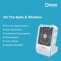 Disnie AC/DC Personal Powerful Portable Rechargeable Electric Hand Held Fan Mini Fan With Water Mist_img_2