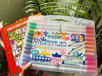 48 Acrylic Brush Pen + One Book (Combo)_img_6