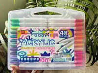 48 Acrylic Brush Pen + One Book (Combo)_img_5