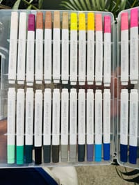 48 Acrylic Brush Pen + One Book (Combo)_img_4