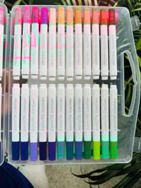 48 Acrylic Brush Pen + One Book (Combo)_img_3