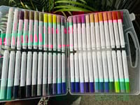 48 Acrylic Brush Pen + One Book (Combo)_img_1