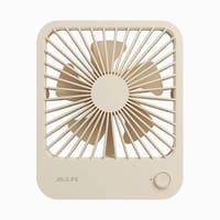 JISULIFE FA26 Rechargeable Ultra Thin Desktop Fan – Brown Color_img_1