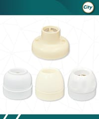 ব্যাটেন হোল্ডার এক্সক্লুসিভ পিন টাইপ লাইট হোল্ডার রাউন্ড হোল্ডার ১ পিস_img_0