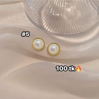 White Ear Ring-NS4411_img_1