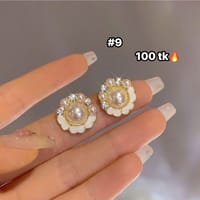 White Ear Ring-NS4411_img_2