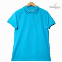 Crocodile Solid Sky Blue Color Polo T-Shirt_img_0