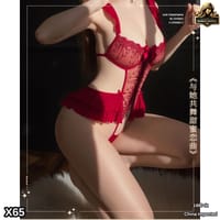 Erotic Black Lace Lingerie Set – See-Through Teddy for Women_img_3