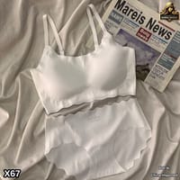 Seamless Bra and Panty Set for Women – Wireless Comfort Lingerie (Black, White & Grey)_img_3