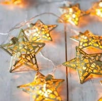 STAR SHAPE STEEL CASE FAIRY LIGHTS (20 Pcs., 15 Feet)_img_4