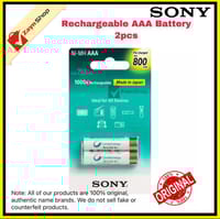 Sony Rechargeable Battery Size AAA 800 mAh 2Pcs_img_0