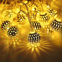 BALL SHAPE STEEL CASE FAIRY LIGHTS (20 Pcs., 15 Feet)_img_2