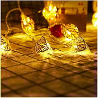 LEAF SHAPE STEEL CASE FAIRY LIGHTS (20 Pcs., 15 Feet)_img_1