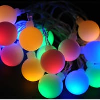 Decorative LED Fairy Light Ball Shaped Multi Color 40 bulb Light_img_1