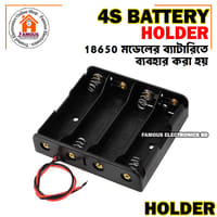 4 Tank 18650 Battery Holder 18650 Four Tank Rechargeable Battery Holder Four Slot Plastic Storage Box Case With Leads Cable Wire_img_5