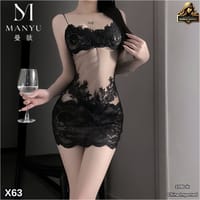 Romantic Love Lace Nightwear Dress for Women | Premium Sexy Lingerie_img_3